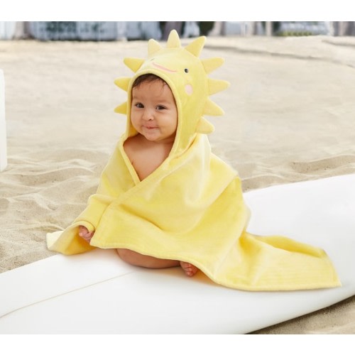 Sunshine Baby Beach Hooded Towel | Pottery Barn Kids