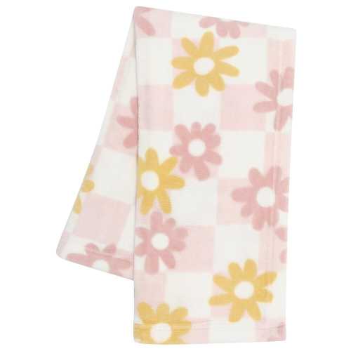 Lambs and Ivy Daisy Dreams Baby Blanket in Pink and White | NFM