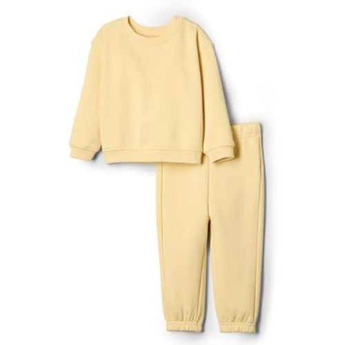 Amazon Essentials x Sofia Grainge Unisex Toddlers and Babies' Sweatshirt & Sweatpant Set