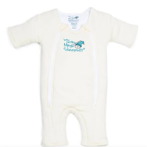 Cream Baby Merlin’s Magic Sleepsuit | Soft 100% Cotton Infant Sleepsuit
