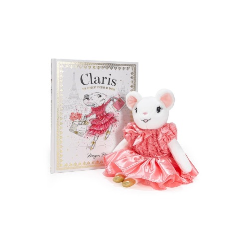 'Claris The Chicest Mouse In Paris' Book & Stuffed Animal Set