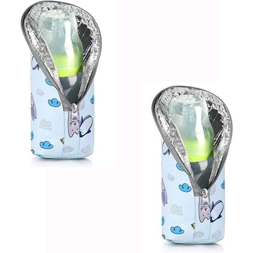 Accmor Baby Bottle Cooler Tote Bags, Insulated Breastmilk Cooler Bag, Nursing Bottle Cooler Warmer Bag for Nursing Mom Daycare Travel