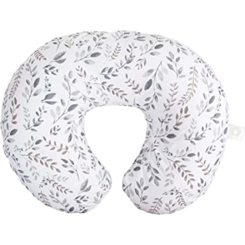 Boppy Original Nursing Pillow, Gray Taupe Leaves
