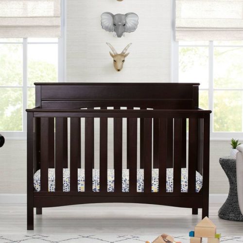 Delta Children Skylar 6-in-1 Convertible Crib - Bianca White