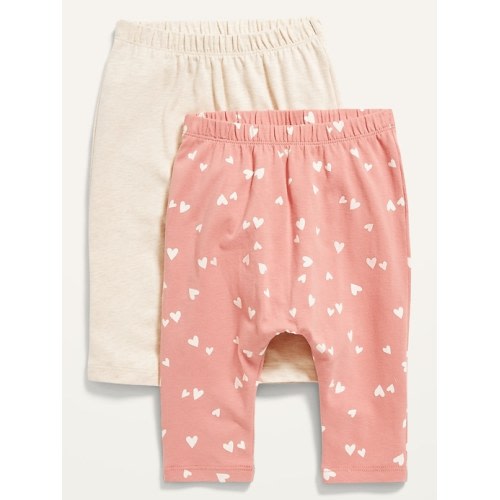 Unisex U-Shaped Jersey Pants 2-Pack for Baby