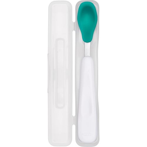 OXO Tot On-the-Go Feeding Spoon with Travel Case - Teal