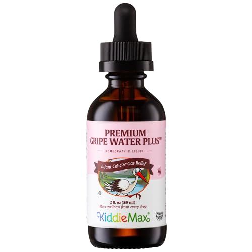 Homeopathic Gripe Water for Infants - Newborn Baby Gas Relief - Daytime / Nighttime Colic Relief for Newborns - Digestion Support & Constipation Ease Anti Gas Drops for Babies at Bedtime, 2 fl. oz.