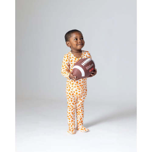 Bamboo Zipper Footie Pajamas, Tennessee Football, infant onesie