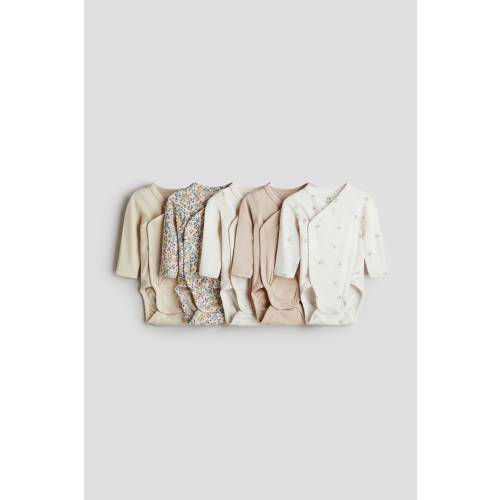 5-PACK WRAPOVER BODYSUITS