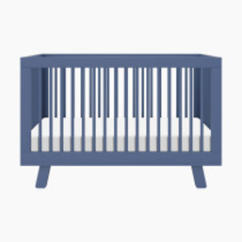 babyletto Hudson 3-in-1 Convertible Crib with Toddler Bed Conversion Kit - Cove Blue
