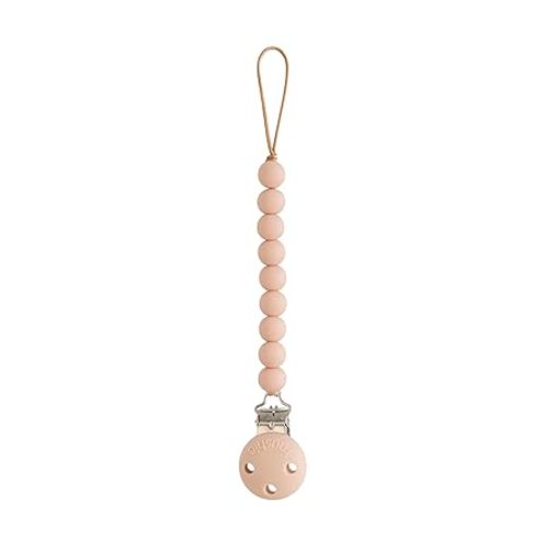 mushie 100% Silicone Baby Pacifier Clip BPA Free | Hera (Blush)