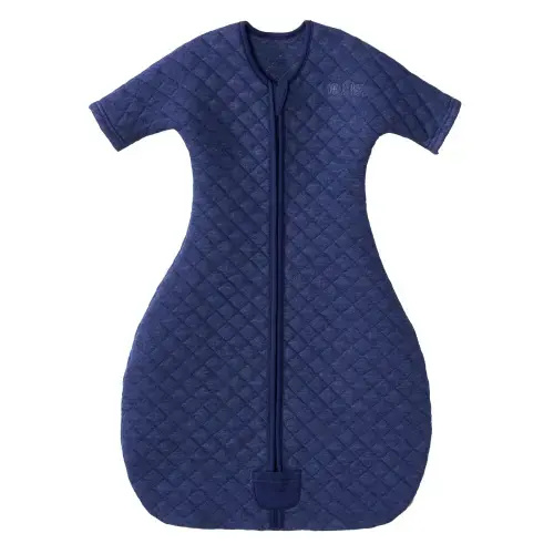 Easy Transition Denim Cotton Sleep Sack | HALO. Blue size small