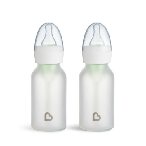 Bond™ Silicone Glass Bottle 4oz or 8oz, 2pk | Munchkin