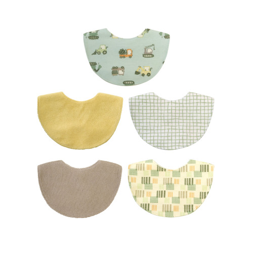 Neat Solutions 5 Pack Boy Newborn Bib