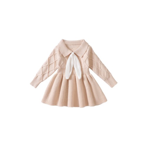 Yara Long Sleeve Cotton Sweater Dress