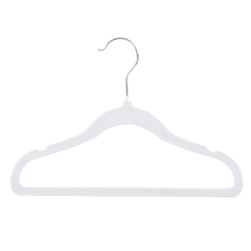 Tiny Dreamers 10-Piece Velvet Hanger, Cloud Dancer