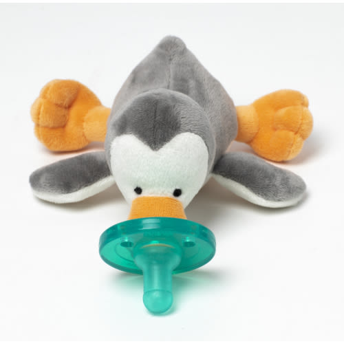 WubbaNub Baby Penguin Infant Plush Pacifier Holder