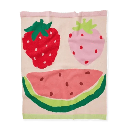 Halcyon Nights - Eat The Rainbow Fluffy Knit Blanket