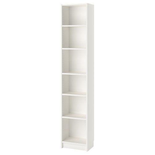 BILLY Bookcase - white 15 3/4x11x79 1/2 "