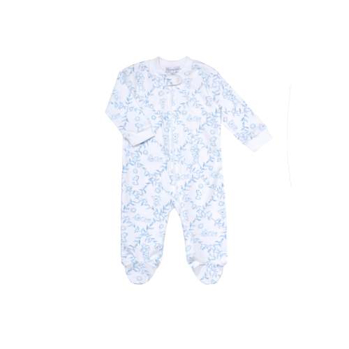 Nellapima Blue Bears Trellace Zipper Footie