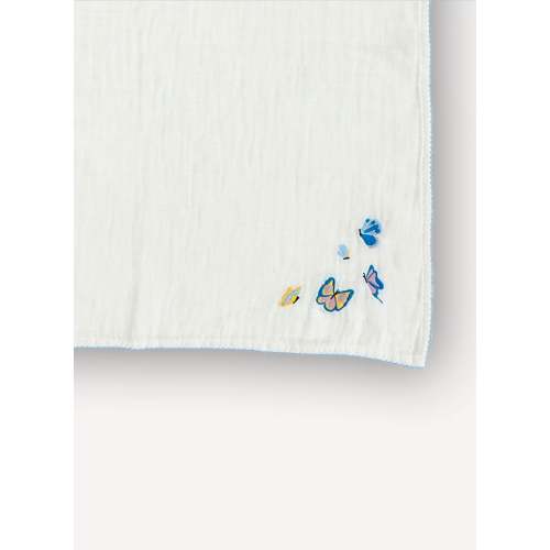 Butterfly Embroidered Shawl Blanket