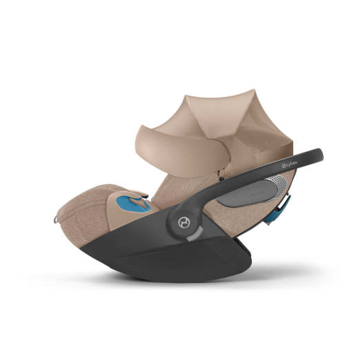 CYBEX Cloud T Comfort Extend Infant Car Seat with SensorSafe  - Cozy Beige