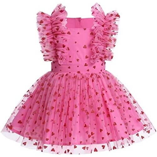 AWIBMK Baby Girls 1st Birthday Outfit Colorful Polka Dots Princess Tutu Dress Cake Smash Clothes for Photo Shoot