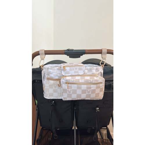 Mouse Checkered Stroller Caddy