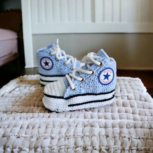 Crochet Baby Sneakers
