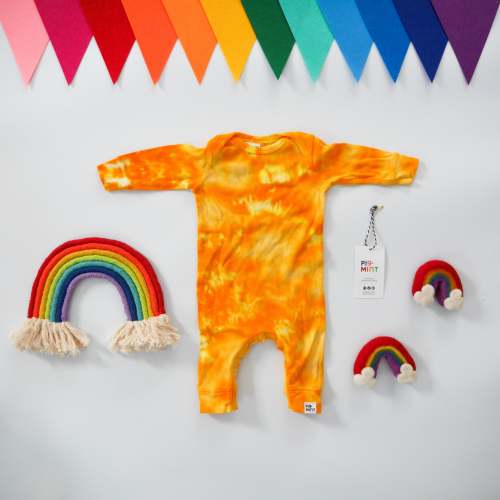 Tie Dye Baby Romper