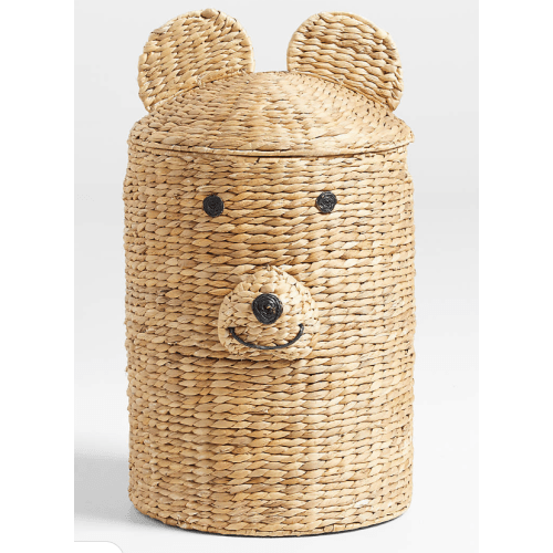 Bear Woven Kids Hamper with Handles