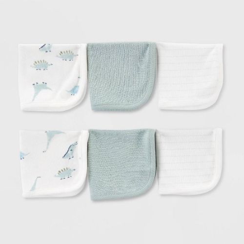 Carter's Just One You® Baby Boys' Dino Bath Towel - Sage Green