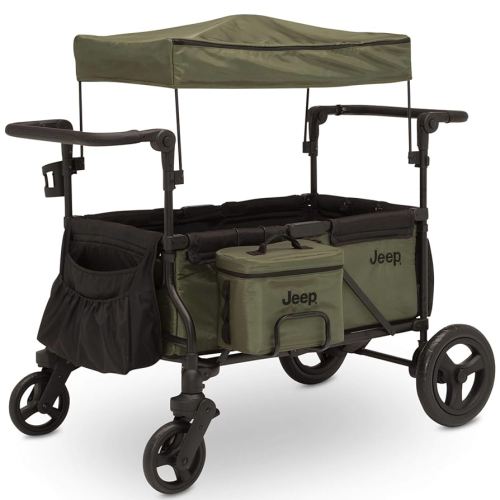 Jeep Deluxe Wrangler Stroller Wagon with Cooler Bag