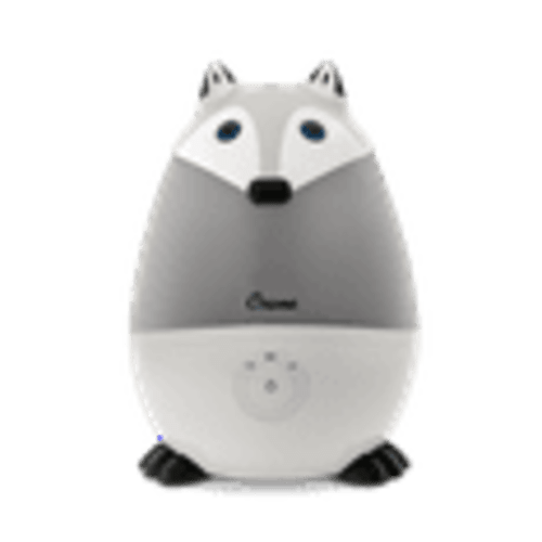 Crane USA Mini Adorable Ultrasonic Cool Mist Humidifier, 0.5 Gallon, 15 Hour Run Time, Optional Vapor Tray, 250 Sq. Ft. Coverage, Fox