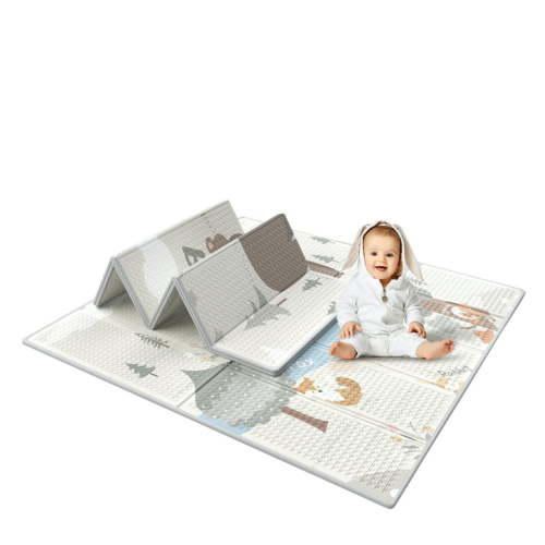 PKINOICY Baby Play Mat, 47x47inch Play Mat, 0.4 in Thick Waterproof Playmat for Babies, Foldable Play Mat for Small Baby Playpen, Small Spaces