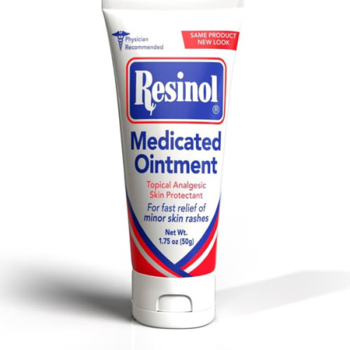 Resinol Medicated Ointment For Itch Relief And Protection Of Skin Rashes and Irritations, 1.75 Ounce Tube