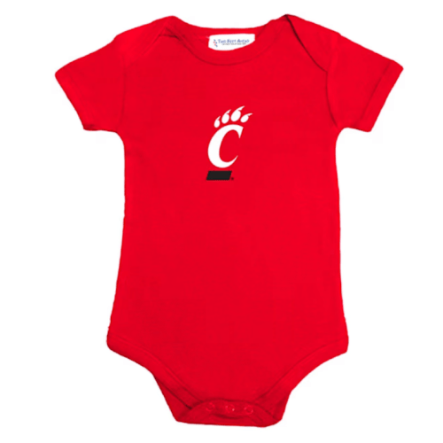 Cincinnati Cincinnati Bearcats Red Baby Embroidered Logo One Piece - 10199949