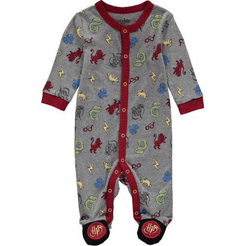 Harry Potter Baby Boys Footie Fleece Pajamas – Baby Footed Pajamas Baby Sleeper Baby Gifts