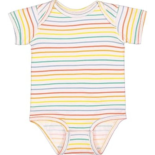 RABBIT SKINS, Baby Soft Fine Jersey Short Sleeve Bodysuit