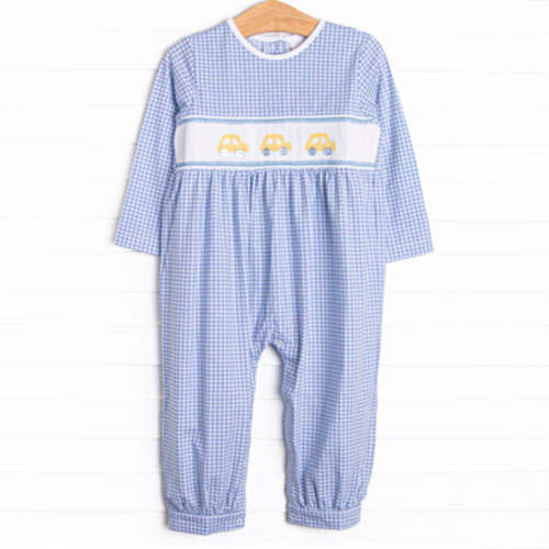 Bumper to Bumper Smocked Romper, 9mo