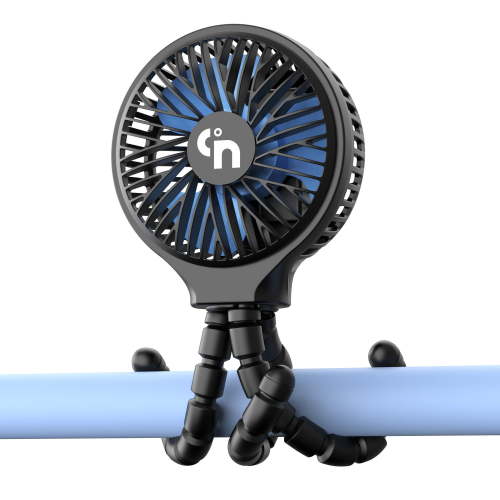 WiHoo Stroller Fan Rechargeable Portable Fan Battery Operated Car Seat Baby Fan,3 Speeds Clip on Fan,USB Personal Fan for Crib Treadmill HomeOffice and Travel