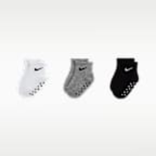 Nike Baby Swoosh Ankle Gripper Socks (3-Pairs). Nike.com