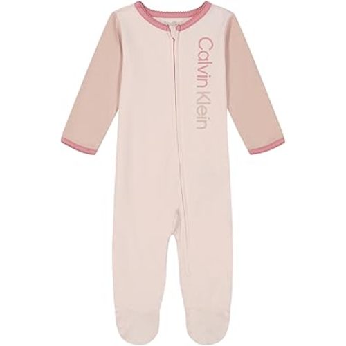 Calvin Klein Baby Girls Footed Coverall