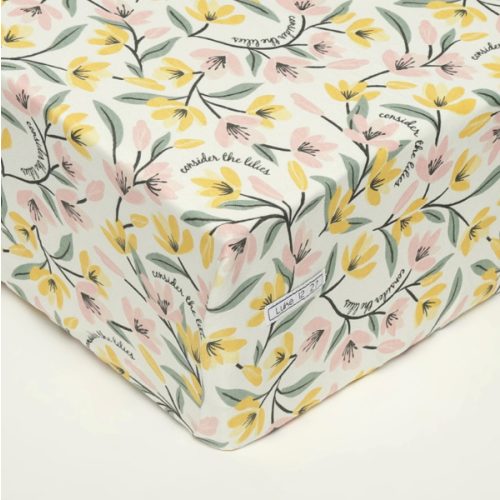 Consider the Lilies Bedsheet Cotton – Holy Pals