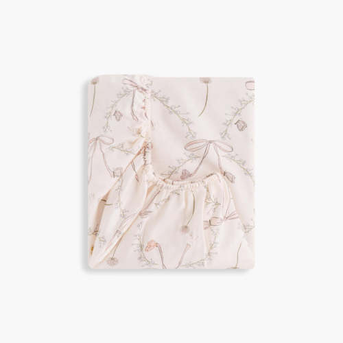 Bows & Butterfly Kisses Changing Pad Cover - Pink | Gooselings