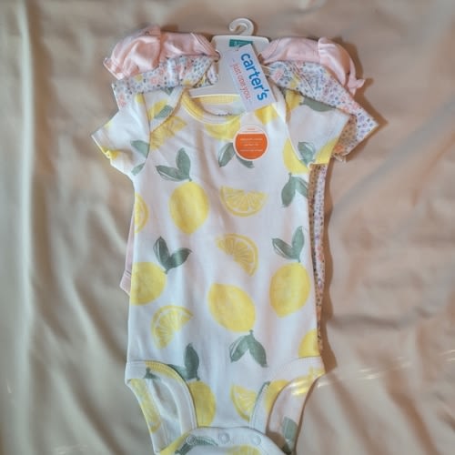 Carter's Baby Bodysuit Set with Lemon Print