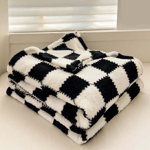Clearance Under $5 Throw Blanket 28" x 39" InsCrazy Plain Color Flannel Blanket for Winter Warm Coral Velvet Conditioning Blanket Picnic Blanket Aviation Leg Blanket 70x100cm