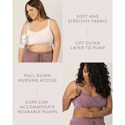 Kindred Bravely Sublime Wireless Comfort Sleep Pumping Bra | Seamless Hands-Free Pumping & Nursing Bra
