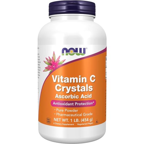 NOW Foods Supplements, Vitamin C Crystals (Ascorbic Acid) Powder , Antioxidant Protection*, 1-Pound
