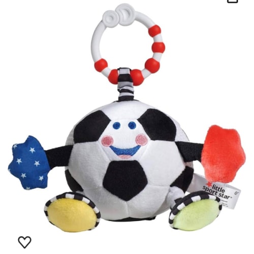 Soccer for Babies | Suitable from Birth to 2 Years Old | Great First Soccer Ball | Inspire and Play | Extra Sensory Features for Babies and Infants | Part of The Collection